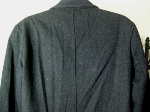 EUC Men's GUESS Double Breasted Pea Coat Size XL Gray Wool Blend Button Fasten - Picture 6 of 12