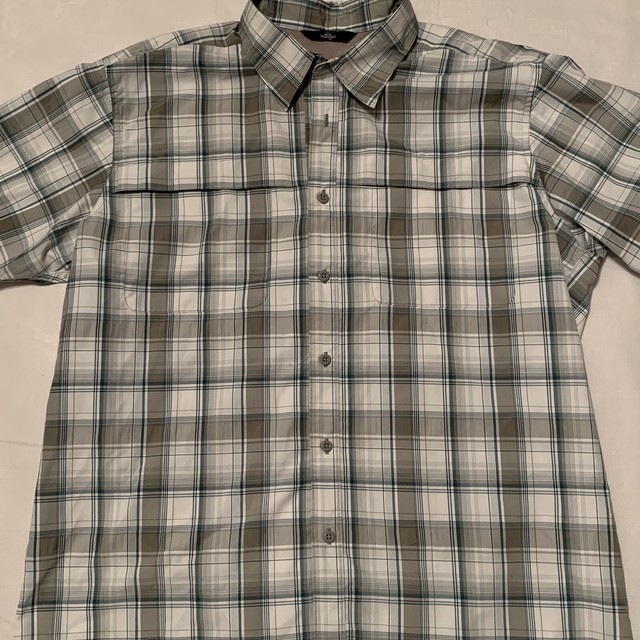 Wrangler Multi Short Sleeve Hidden Pocket Utility Shirt Mens Size L eBay