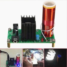 Mini Tesla Coil Plasma Speaker Kit Electronic Field Music 15W DIY Project