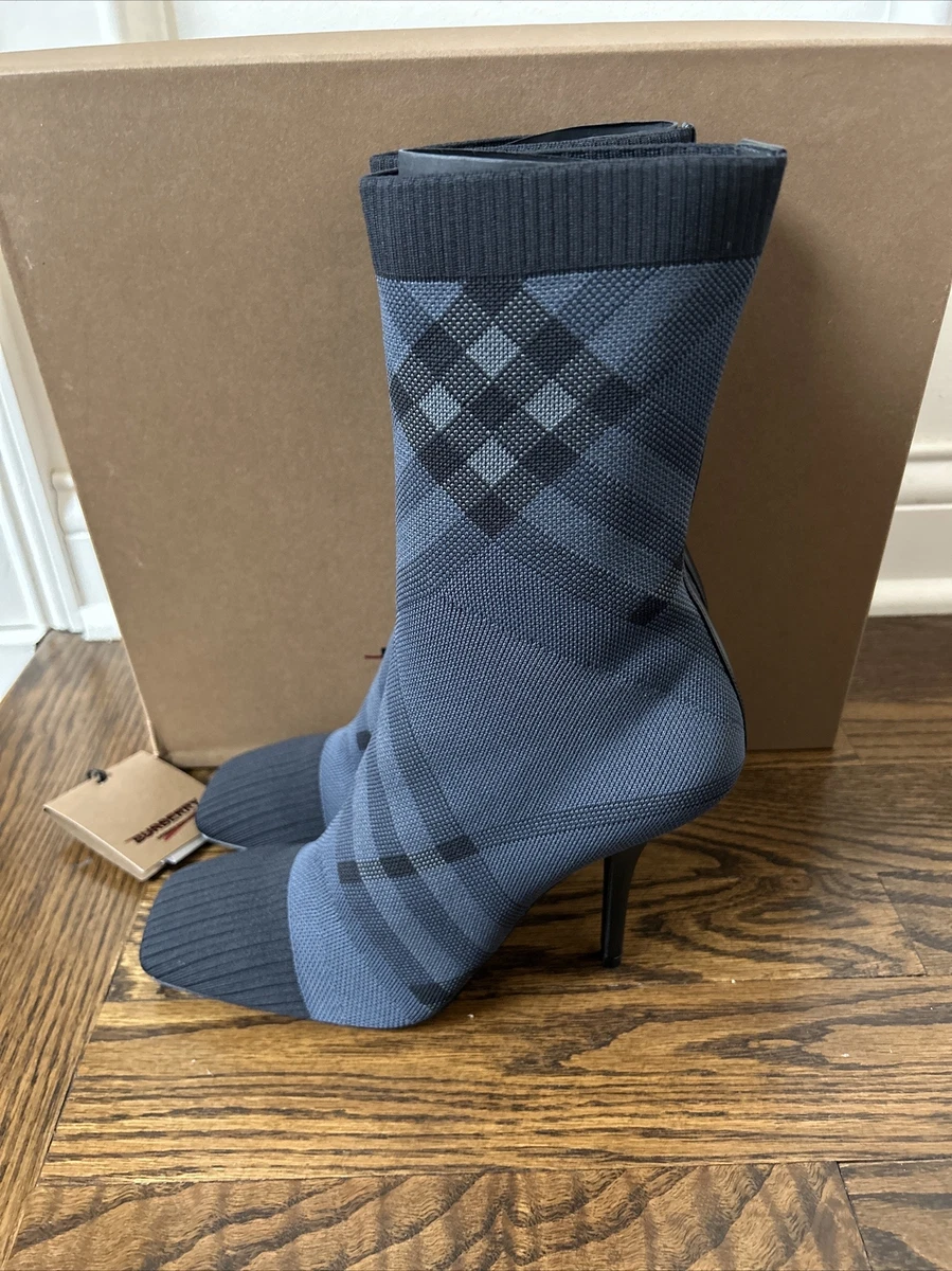 Burberry boots womens blue hotsell