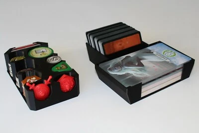 Organizer für 7 Wonders Duel + Erweiterung Pantheon Inlay Zubehör 3D Einsatz