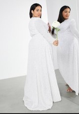 Wedding Dress -ASOS Size 20 Glam Luxury NWT
