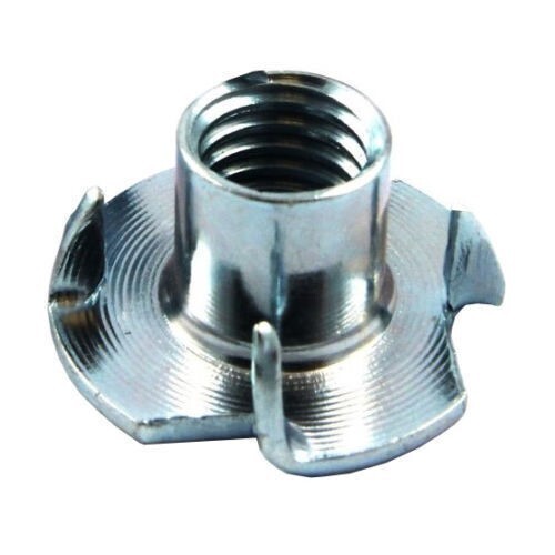 6x M8 Captive T Nuts Pronged Insert Blind Tee Nut for Fixing in Wood