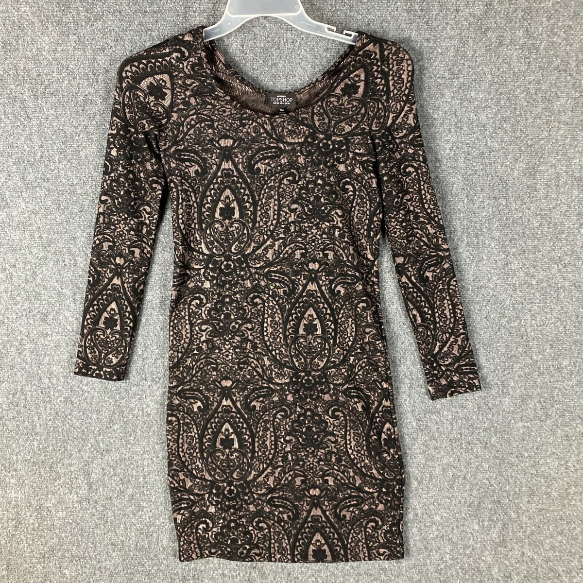 Topshop Maternity Dress Women's Size 6 Floral Polyester Blend Long Sleeve |  eBay