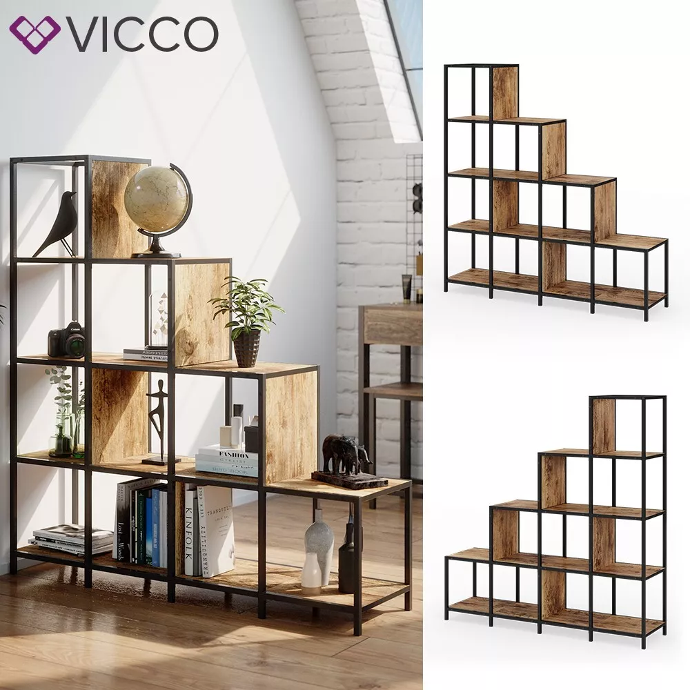 Step bookcase room divider outlet