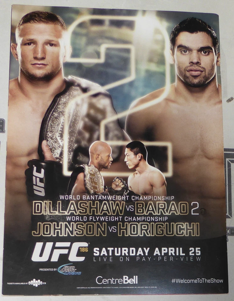 Joanna Jedrzejczyk Rafael Dos Anjos Carla Esparza Signed UFC 185 Program PSA/DNA - Image 4 of 4