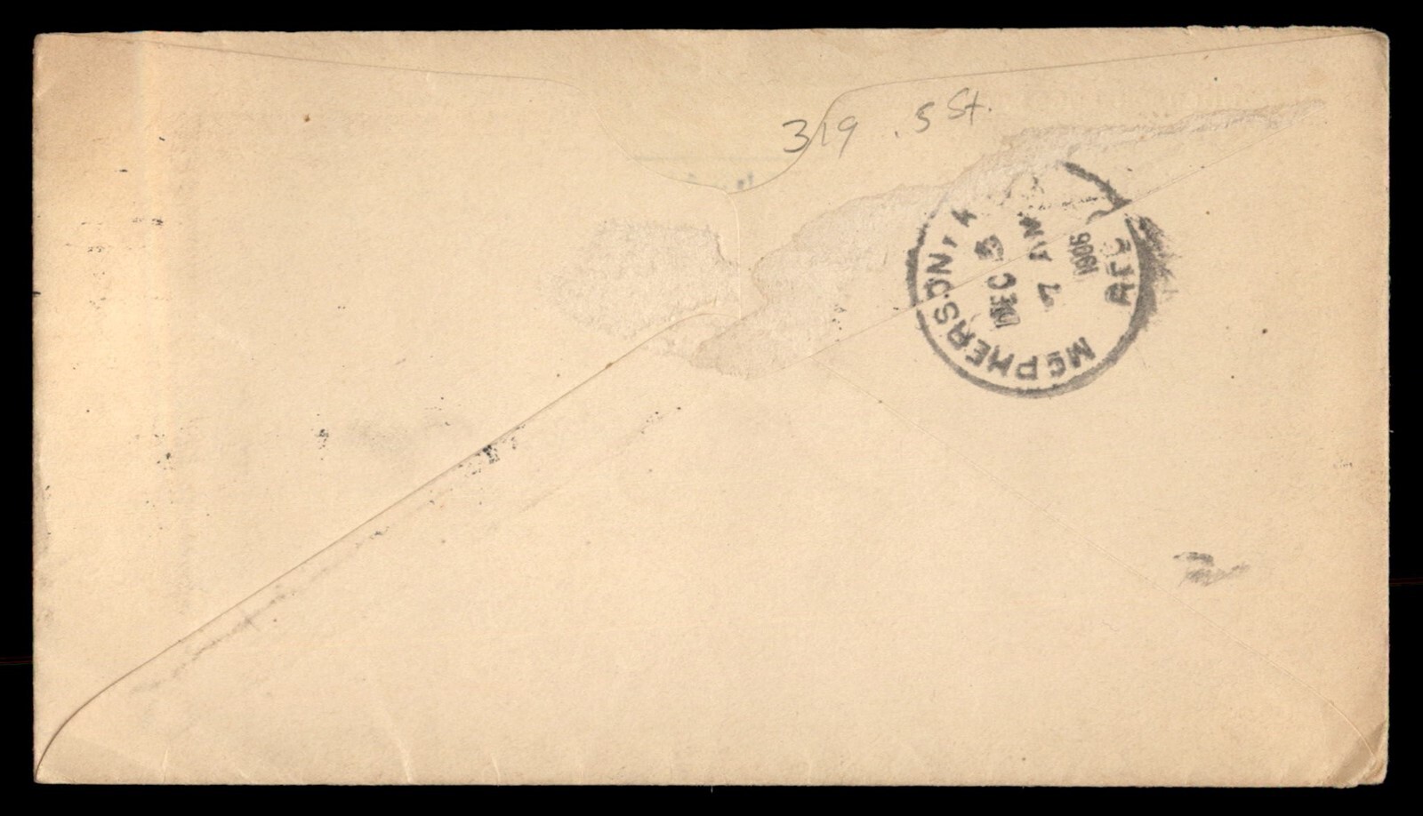 Mayfairstamps US 1906 HF Anderson Engraving Kansas City Cover aag_38983