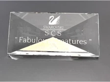 Swarovski SCS "Fabulous Creatures" Crystal Plaque 1996-1998