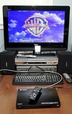 Sony Blu Ray with Remote. Portable. Everything works but has static in audio