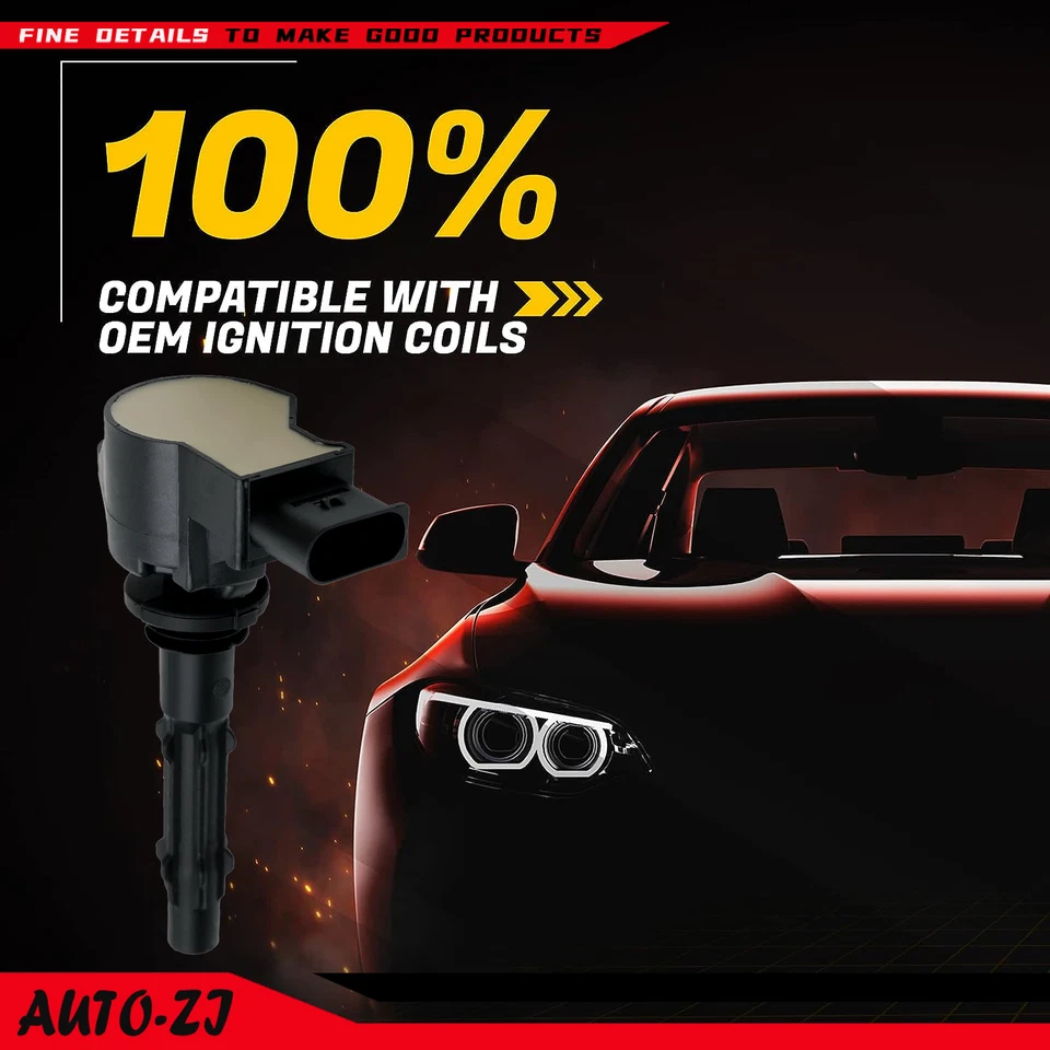 8X Ignition Coil +8X Spark Plug OEM for Mercedes-Benz SL550 S550 G550 E550 UF535 - Image 2 of 4