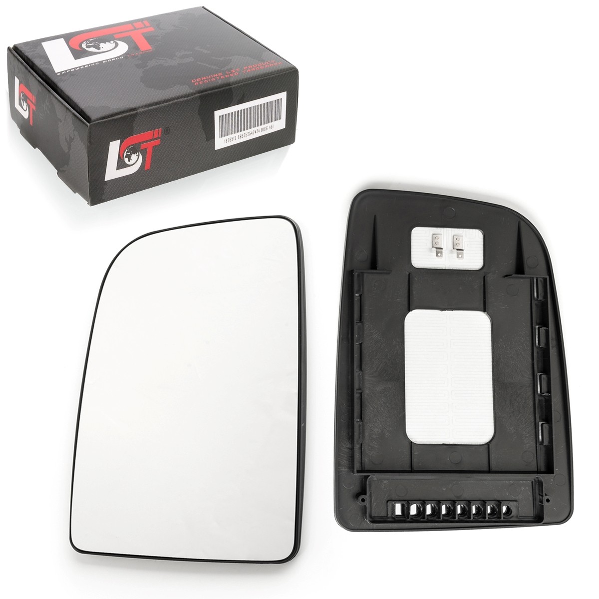 Mirror glass left heated convex for VW Crafter 2E 2F 2006-2010