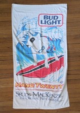 Vintage 1986 Bud Light Spuds MacKenzie Beach ...