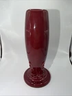Bud Vase Cinnabar Fiestaware Burgundy Maroon Homer Laughlin Vintage