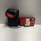 1999 Coca-Cola Polar Bear 35mm Camera Vintage Promo Working Flash Film Advance