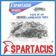 Spartacus 60 x Lawn Raker Tines Tynes For Black & Decker GD310 LR2000 Scarifier