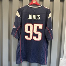 New England Patriots Chandler Jones NFL Football Nike On Field Jersey Size XL
