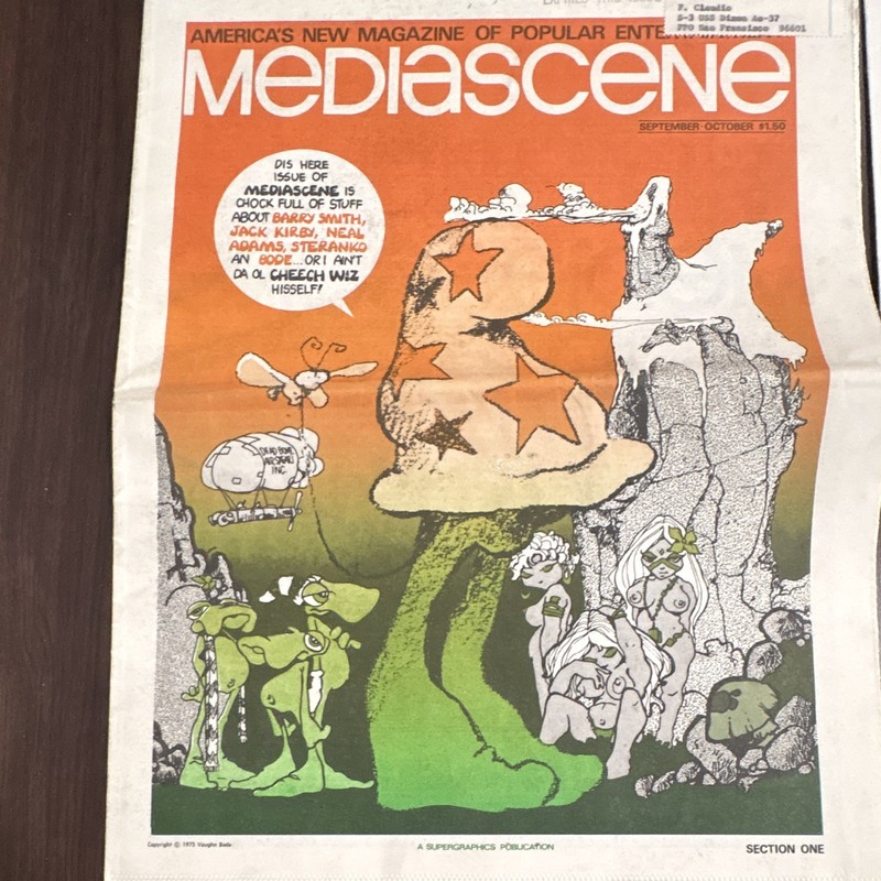 MEDIASCENE Magazine Sep/Oct 1975 Popular Entertainment Kirby, Neal Adams