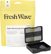 Lemon Odor Eliminating  Deodorizing Packs  Bag of 6  Fresh Pod Case  Safer O