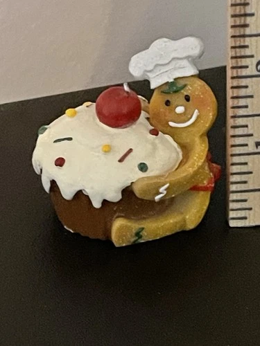 Vintage Yankee Candle Snuffer Gingerbread Christmas Ornaments image 6