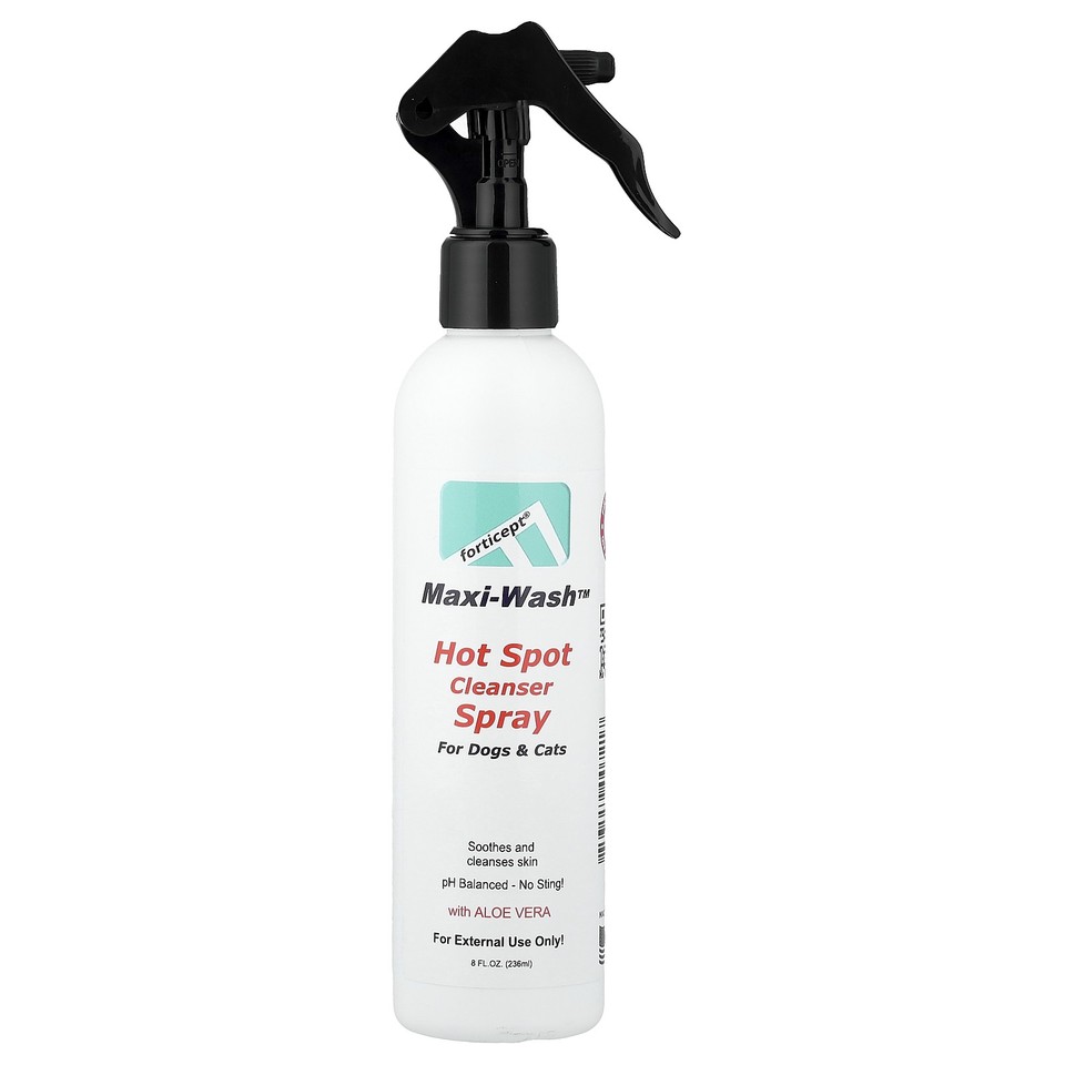 Maxi-Wash™, Hot Spot Cleanser Spray, For Dogs & Cats, 8 fl oz (236 ml)
