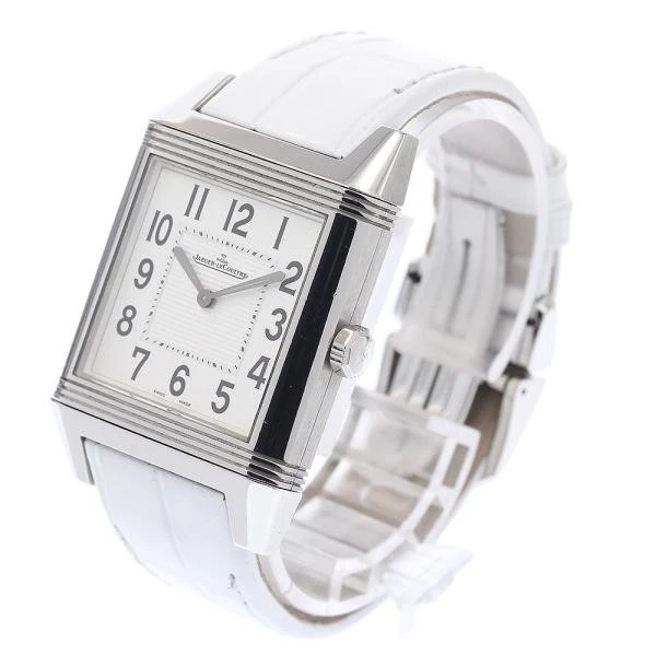 Jaeger LeCoultre — Jaeger-LeCoultre Reverso Squadrante Classic Q7068420 31mm SS Quartz Watch #C3648