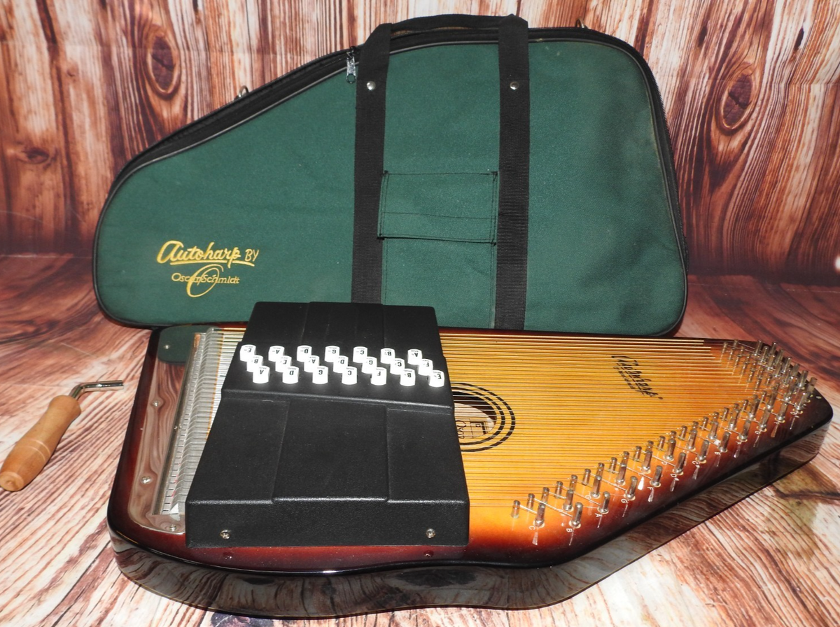 ハンドメイド☆オーダーページ【181】 Oscar Schmidt OS21C Tobacco Sunburst 36 String 21 Chord Autoharp