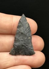 BEST OF BEST DARK FLINT FORT ANCIENT TRAINGLE- PA ARROWHEAD-NY OH-BEAVER CO PA