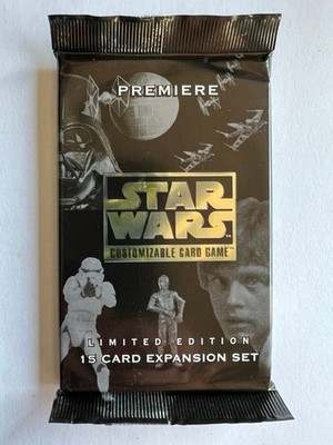 Star Wars CCG Decipher Premiere Limited Edition Booster Pack New Sealed