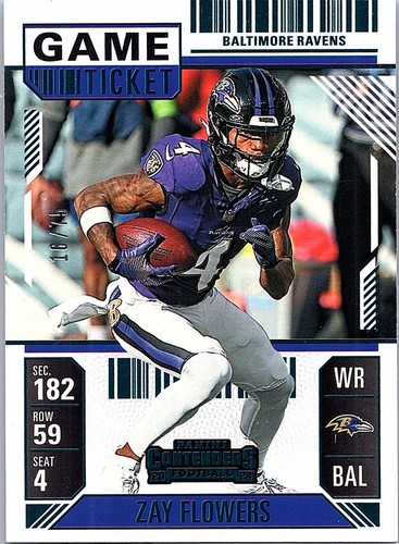 2024 Panini Select Zay Flowers RPA 59/199 💎 | eBay