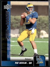 2011 Upper Deck Football Star Rookie Pat Devlin Blue Hens #64
