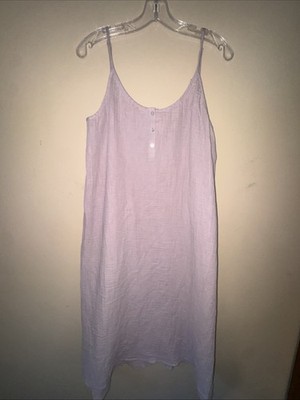 HATCH x Jenni Kayne Maternity Hospital Nightgown Nursing Cotton Gauze Lavender M