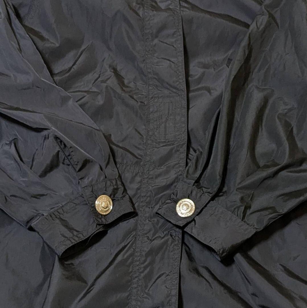 VERSACE Jeans Couture Nylon Jacket Black Size M Medusa Back Logo Used From Japan thumbnail 5