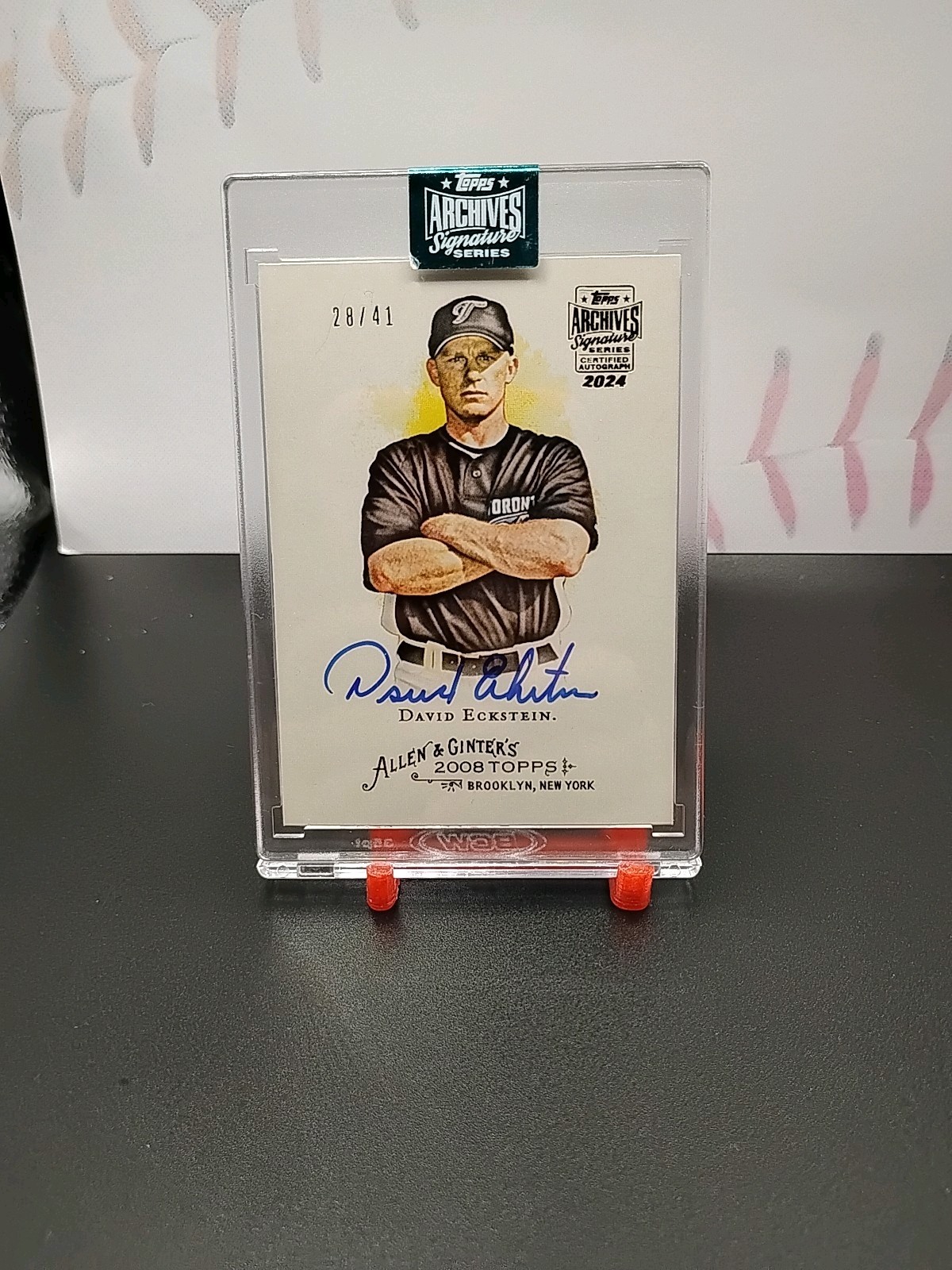 2024 Topps Archives Signature Series David Eckstein