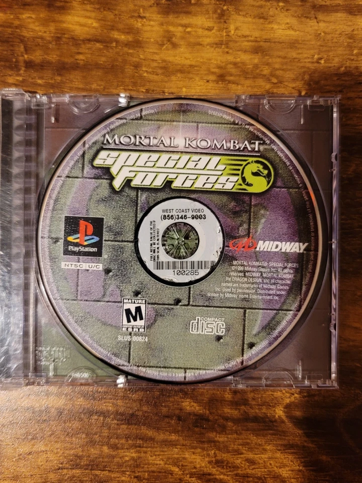 Mortal Kombat Special Forces Playstation 1 PS1 Completo CIB con Tarjeta Reg Auténtica Foto 4 de 4