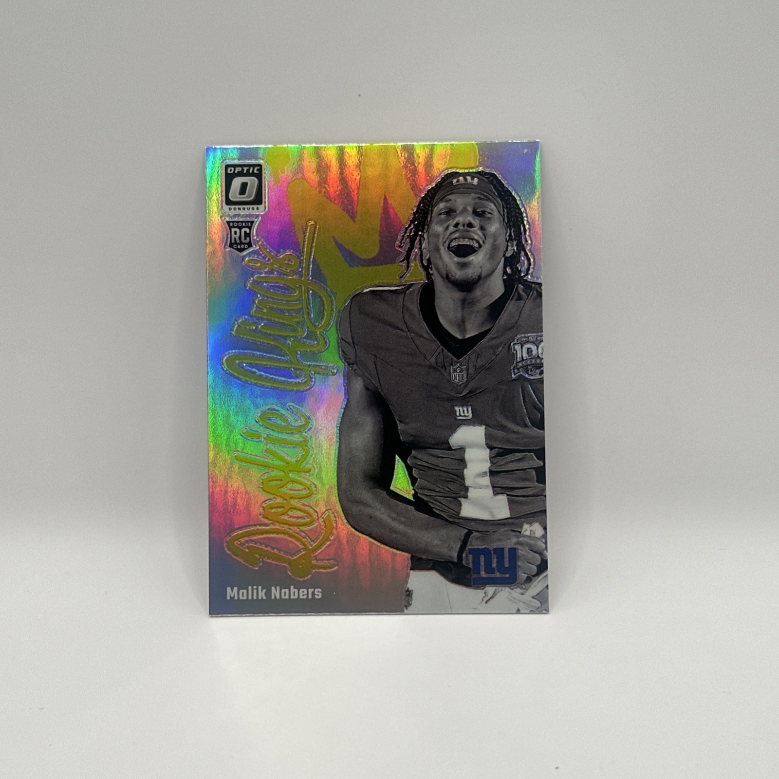 Malik Nabers 2024 Donruss Optic Rookie Kings #5 Case Hit SSP Rookie (RC)