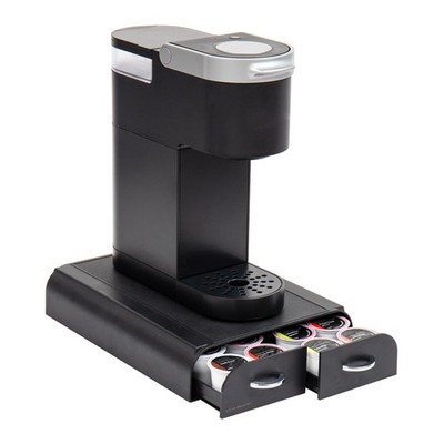 Mind Reader Single Serve Pod Organizer, 2 Drawers, 24 Pod Capacity, Keurig Mi...