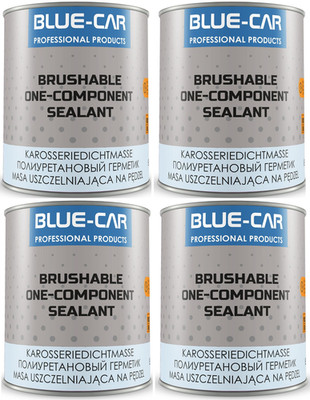 4x BLUE-CAR Bürstbare Einkomponenten Grau Nahtversiegelung 1kg schnelltrocknend