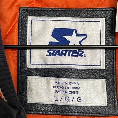 Starter Chicago Bears Leather Jacket Size Large for sale online | eBay