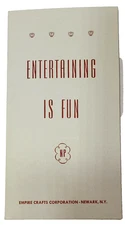11 Entertaining is Fun Brochures Empire Crafts Corporation Nobility Plate 1930's