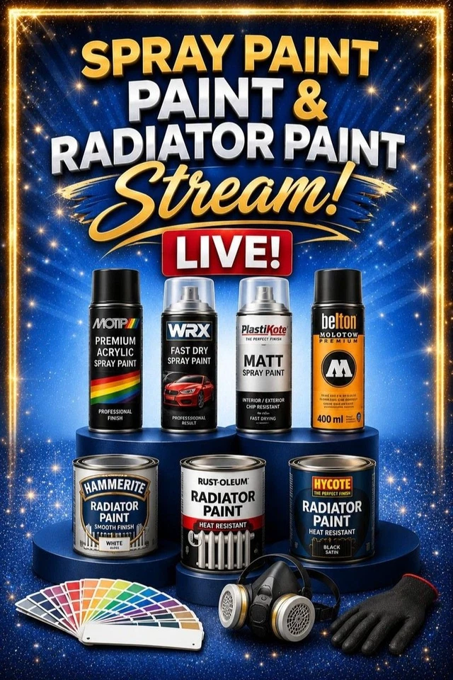 spray Paint, radiator paint and more!! –  Live Auction