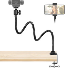 Webcam Stand Gooseneck Camera Arm Stands Desk Mount Phone Holder