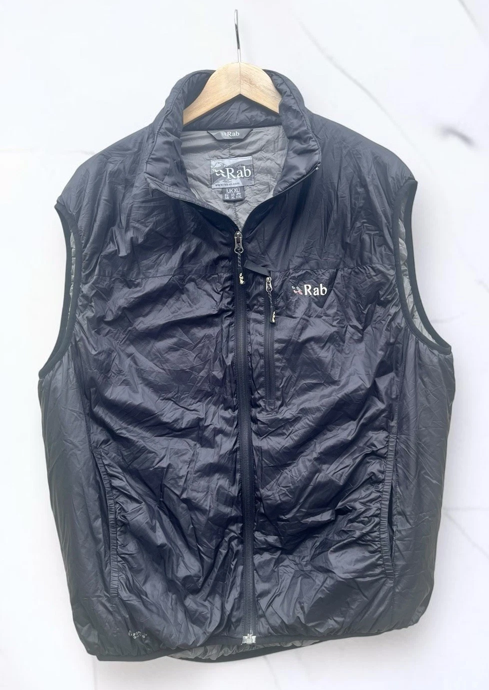 Rab Generator Vest Men's Primaloft Pertex Black Gilet Jacket - XL