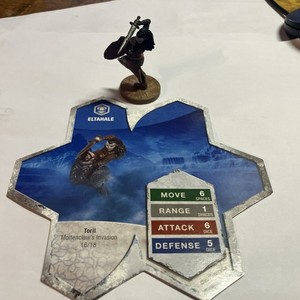 HEROSCAPE ELTAHALE-JANDAR-TORIL-MOLTENCLAW'S INVASION CARD & FIGURINE ONLY