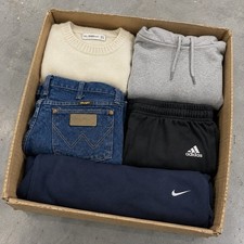 20 Piece Starter Reseller Clothing Box, Branded Vintage Wholesale Job Lot Bundle