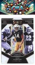 2022 Select Draft Picks #SC-ND Cole Kmet Harrison Smith  Silver Prizm