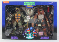 NECA TMNT Secret of The Ooze Tokka Rahzar Teenage Mutant Ninja Turtle 2 Pk Y890