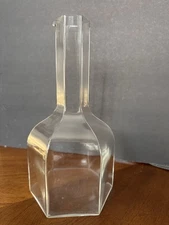 Vintage Kosta Boda Oktav Glass Decanter Swedish Mid Century Modern Barware