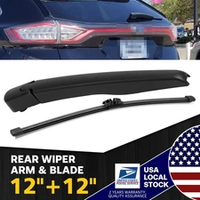 Set Of 12"+12" Durable Rear Wiper Blade&Arm OEM Quality Replacement All Season