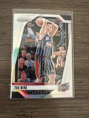 2024-25 Panini Prizm Silver Legends Yao Ming #284 Houston Rockets Basketball
