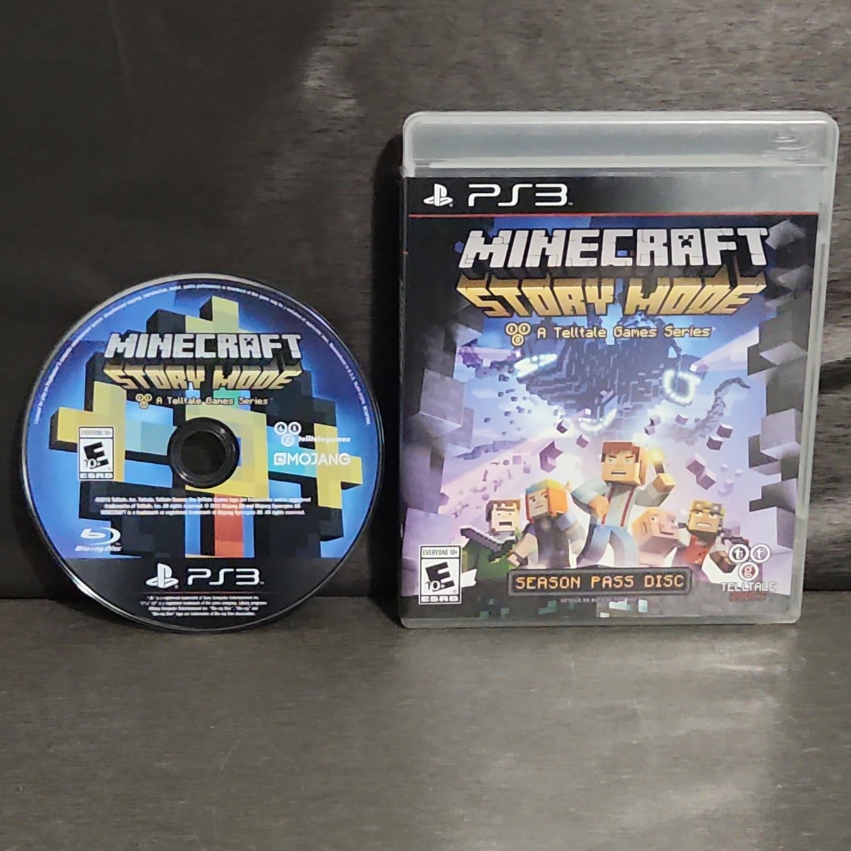 Minecraft Story Mode PlayStation 3 PS3 Video Game Season Pass Disc